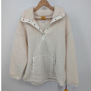 NWT Ruby Road Faux Fleece Sherpa Super Soft Pullover Women's XL Sweater